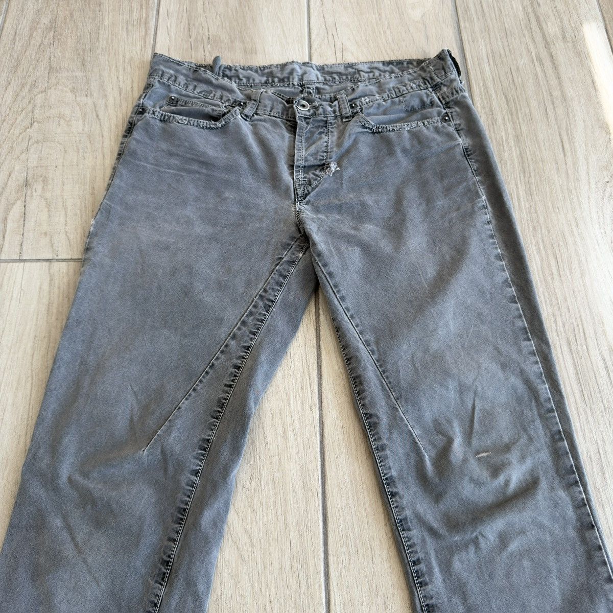 Rick Owens Drkshdw SS2006 "Tungsten" Dark Shadow Thin Denim Jeans Size US 28 / EU 44 - 4 Thumbnail