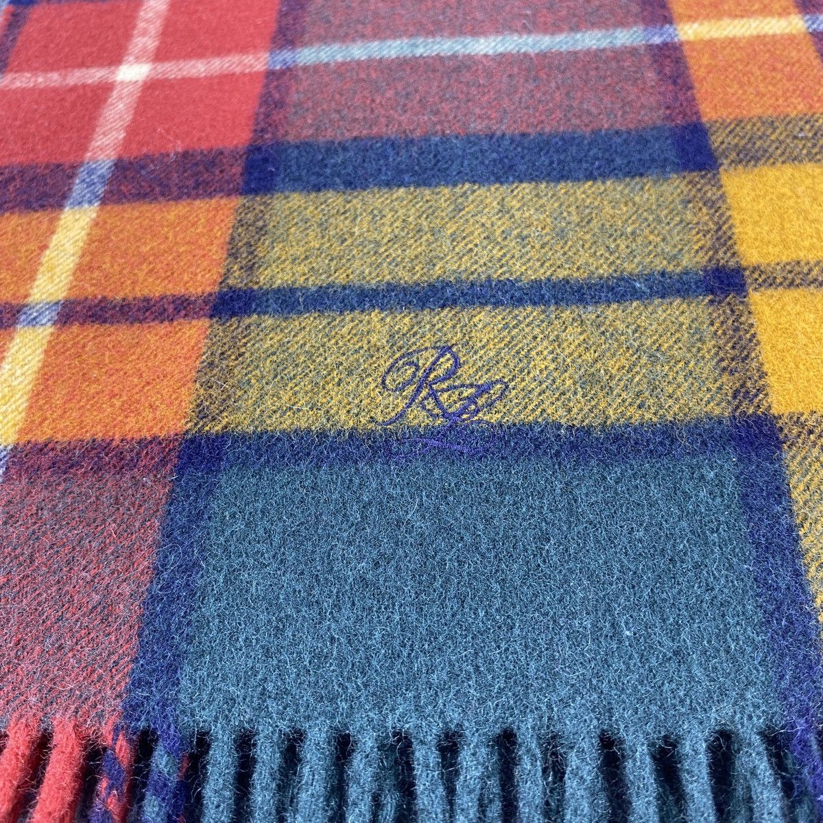 Ralph Lauren × Vintage Ralph Lauren Scarf # Muffler # Neckwear # D645 Size ONE SIZE - 5 Thumbnail