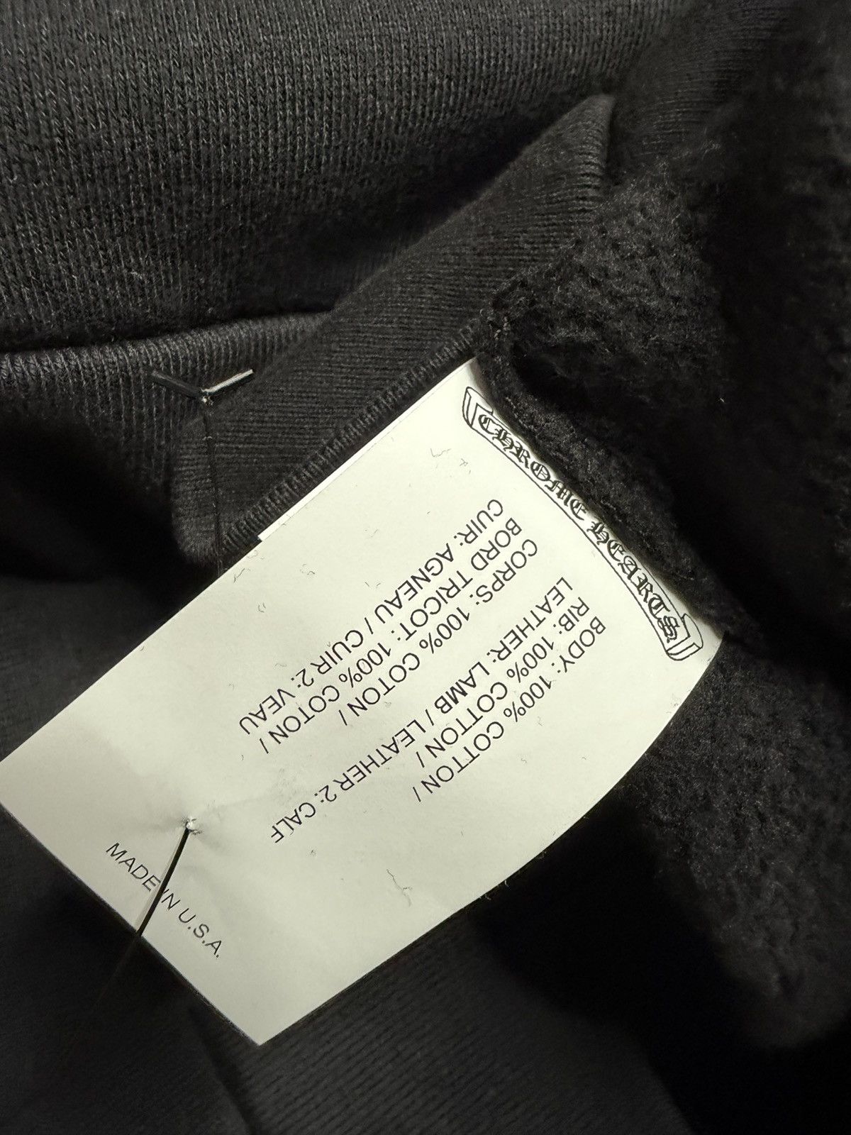 Chrome Hearts Chrome Heart Flooded Black Patch Quarter Zip Size US S / EU 44-46 / 1 - 5 Thumbnail