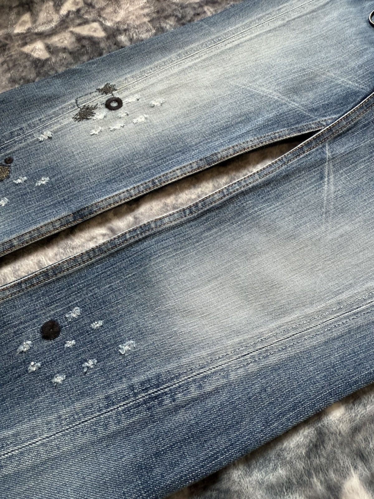 Hysteric Glamour × Japanese Brand Bartack Japan Asymmetrical Revolver Gun Pocket Jeans Size US 28 / EU 44 - 10 Thumbnail