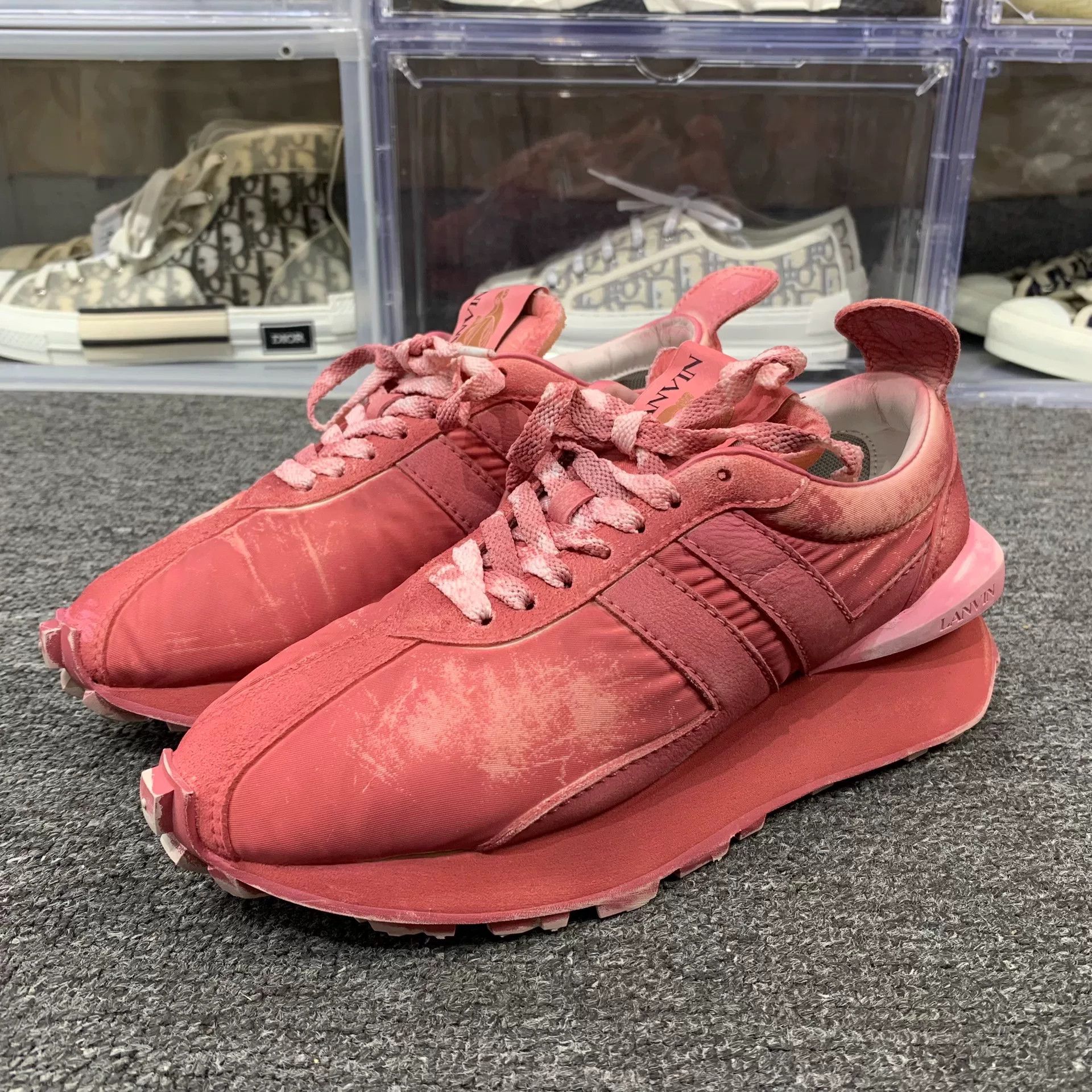 Lanvin Lanvin Retro Red Lowtop Sneakers 5 Men Size US 5 / EU 37 - 1 Thumbnail