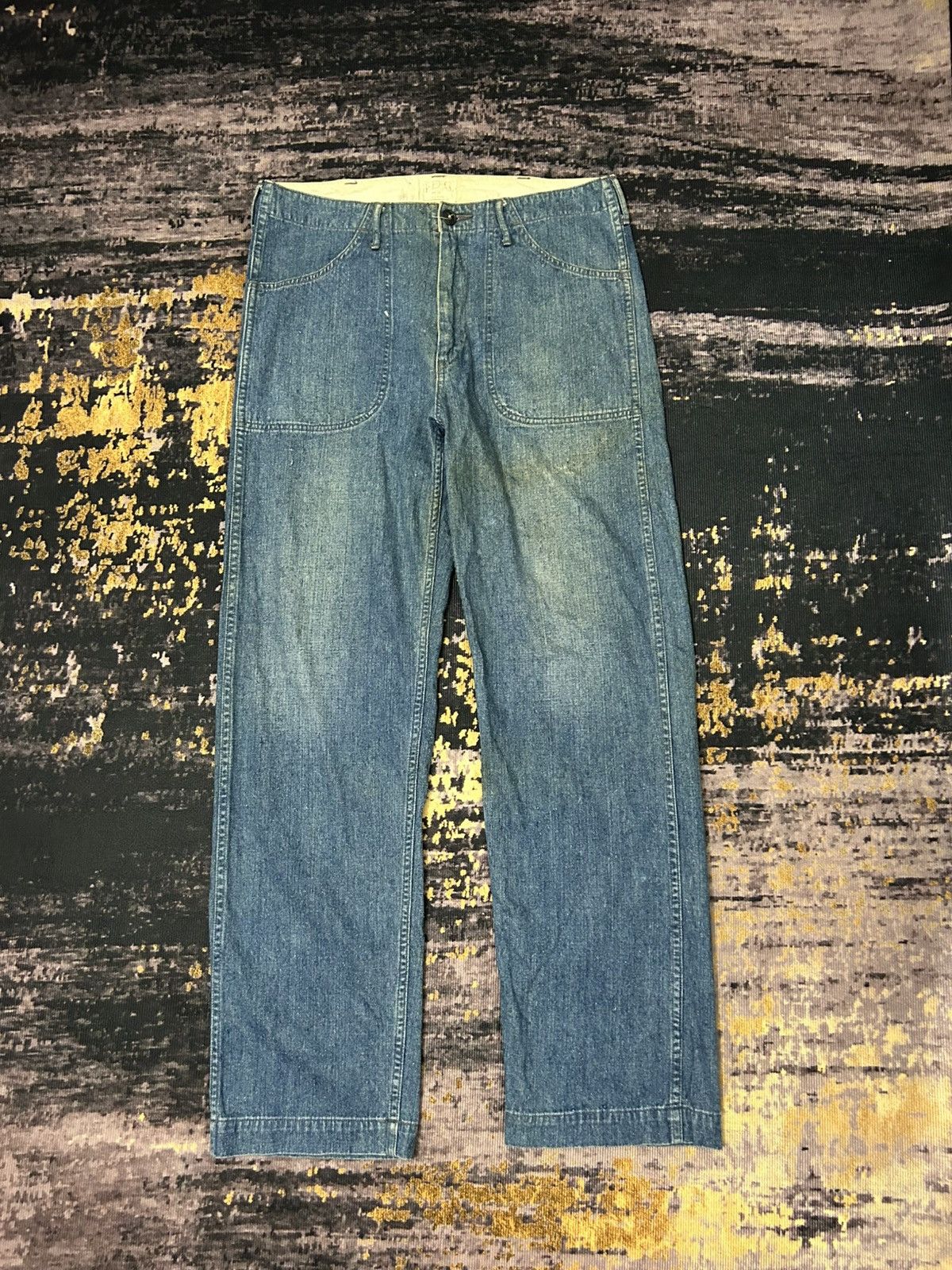 Indigo Vintage IDG Indigo Japan Washed Jeans Size US 32 / EU 48 - 1 Thumbnail