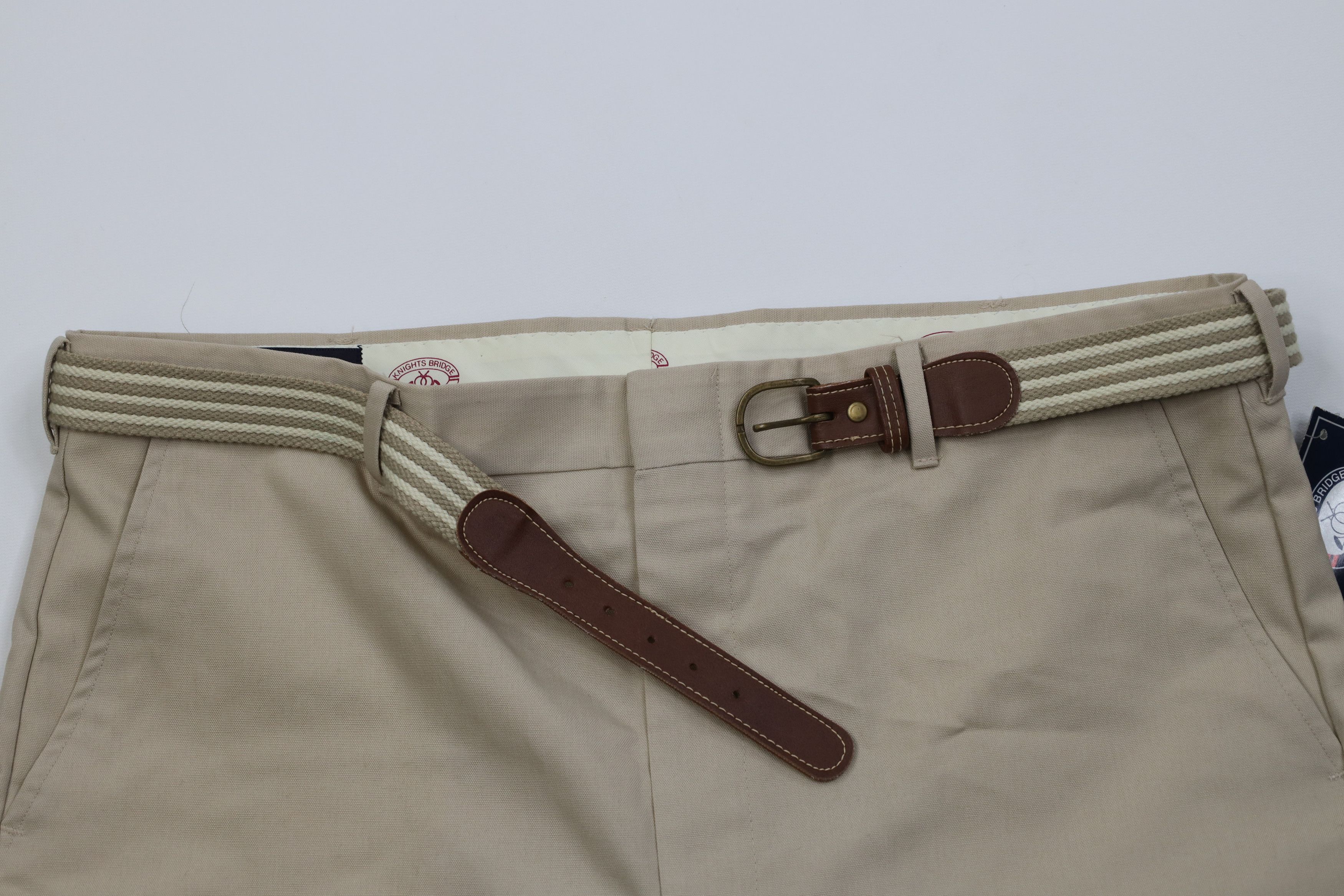 Vintage Deadstock Vintage 70s Streetwear Above Knee Chino Shorts USA Size US 38 / EU 54 - 2 Thumbnail
