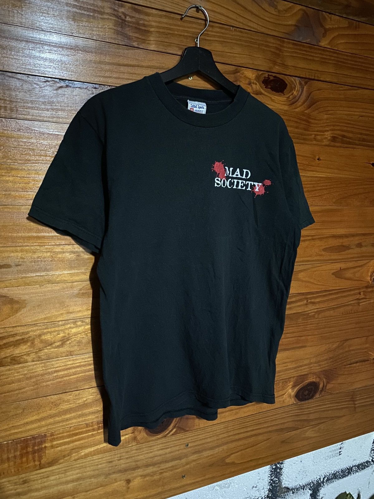 Band Tees Vintage Mad Society Skeleton Grunge Punk Made In Usa Size US M / EU 48-50 / 2 - 5 Thumbnail