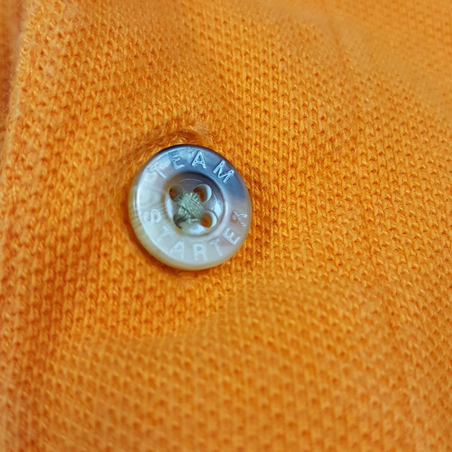 Starter VINTAGE Starter Tennessee Vols Polo Shirt Orange Men's XL Button Collar Cotton 90s} Size US XL / EU 56 / 4 - 7 Thumbnail