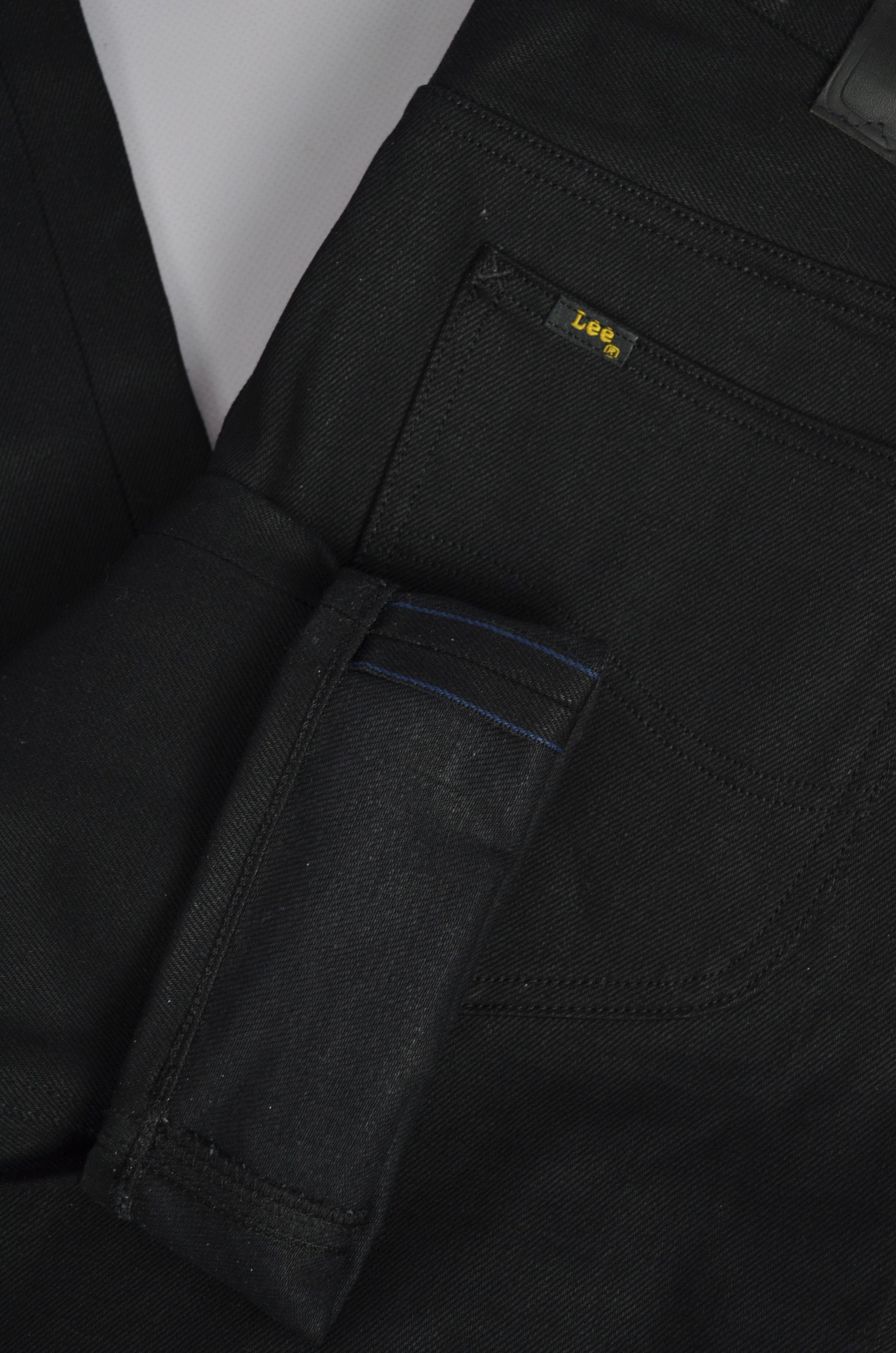 Designer × Japanese Brand × Lee Lee 101 101S Jeans Dry Selvedge Black 14oz Size W32 L32 Size US 32 / EU 48 - 12 Thumbnail