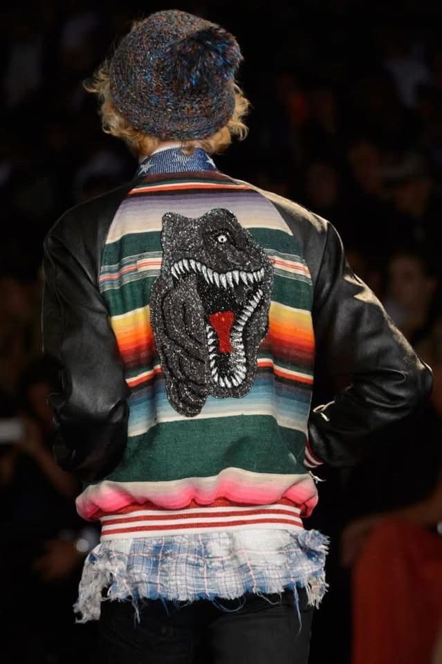 Saint Laurent Paris SS16 Saint Laurent T Rex dinosaur Saint Laurent Paris SS16 Saint Laurent T Rex dinosaur
