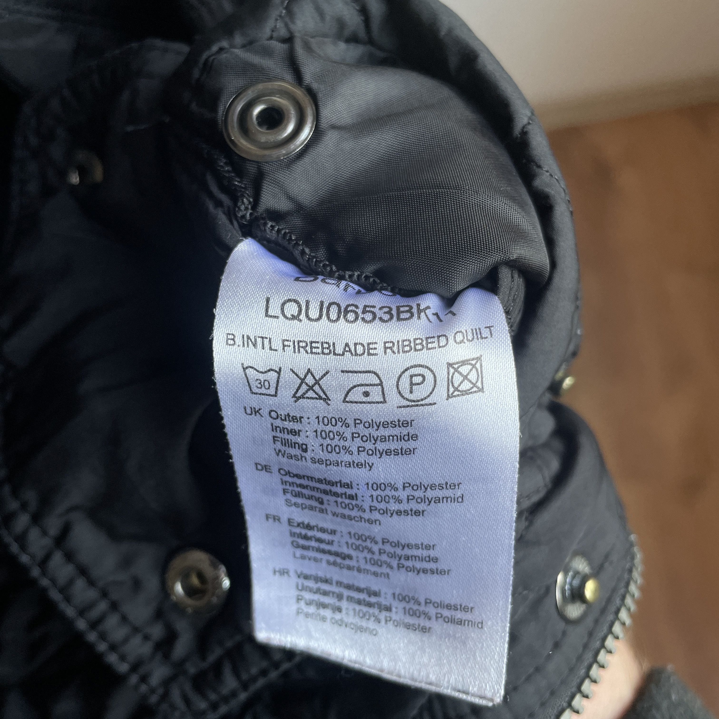 Barbour Barbour International Womens Fireblade Ribbed Quilted Jacket Size M / US 6-8 / IT 42-44 - 15 Thumbnail