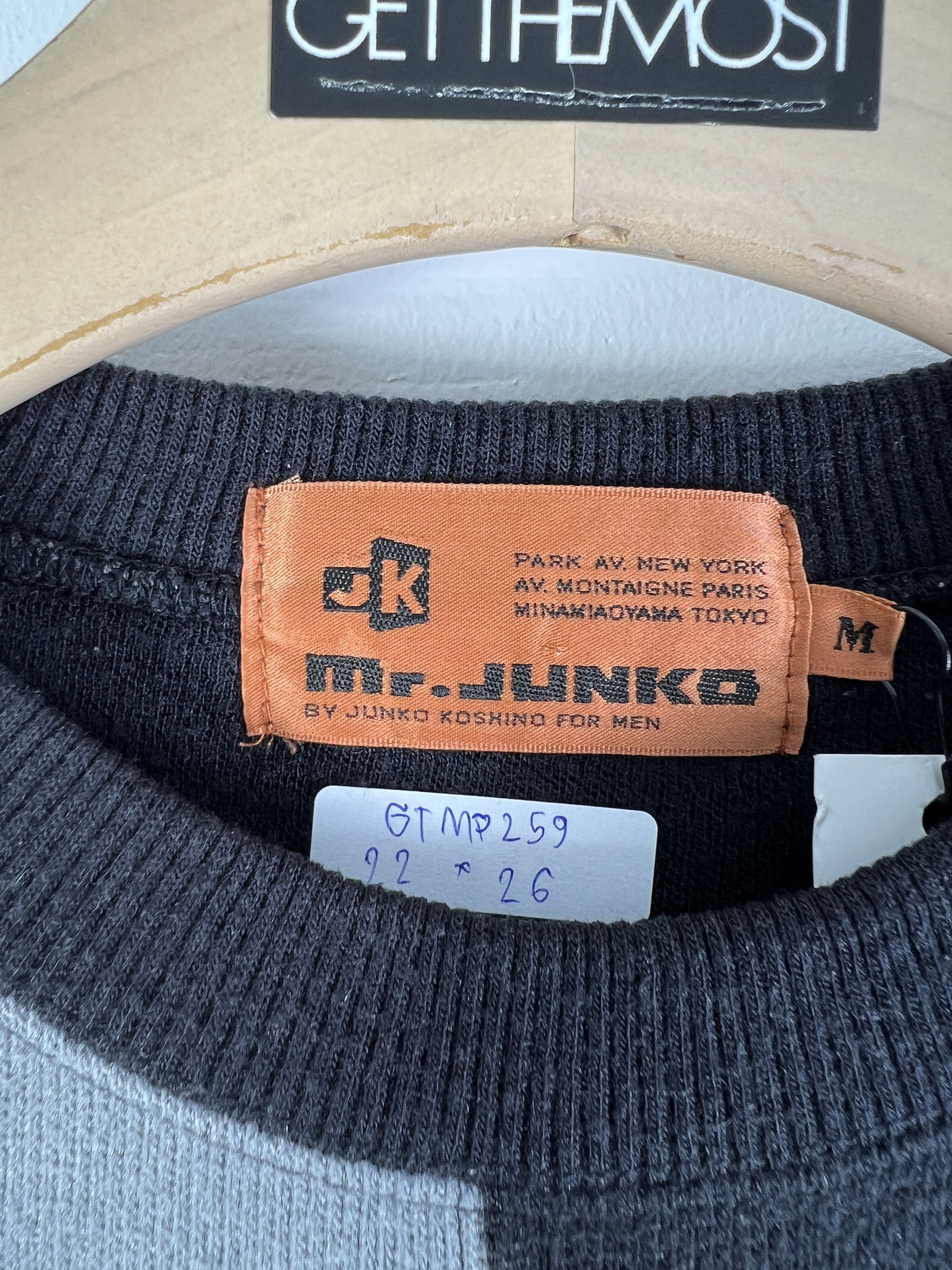 Junko Shimada VTG Mr. Junko Embroidery Color Block Sweatshirt (M) GTMP259 Size US M / EU 48-50 / 2 - 3 Thumbnail