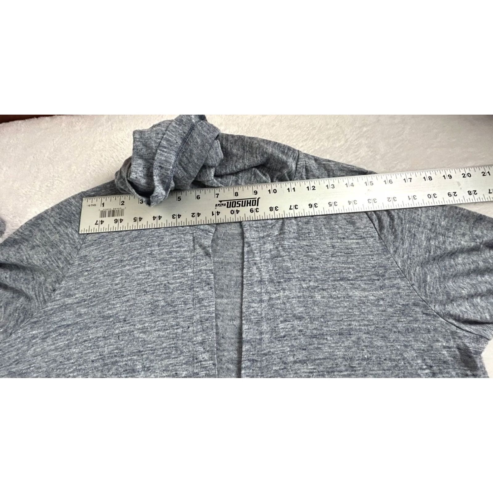Cynthia Rowley Cynthia Rowley Womens Gray Hooded Open Front Linen Cardigan Medium Lightweight Shirt Womens M Gray Cardigan Hooded Open Front Linen Lightweight Size M / US 6-8 / IT 42-44 - 5 Thumbnail