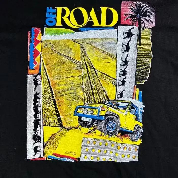 Vintage Mens Vintage T-shirt 00s Off Road Size XXL 2XL Size US XXL / EU 58 / 5 - 4 Thumbnail