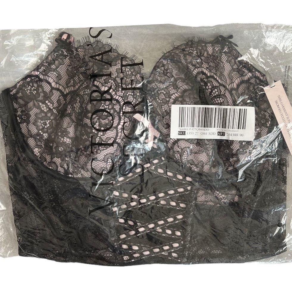 Victoria's Secret Victoria's Secret Dream Angels Long Line Bra, SDD/32DD Size ONE SIZE - 4 Thumbnail