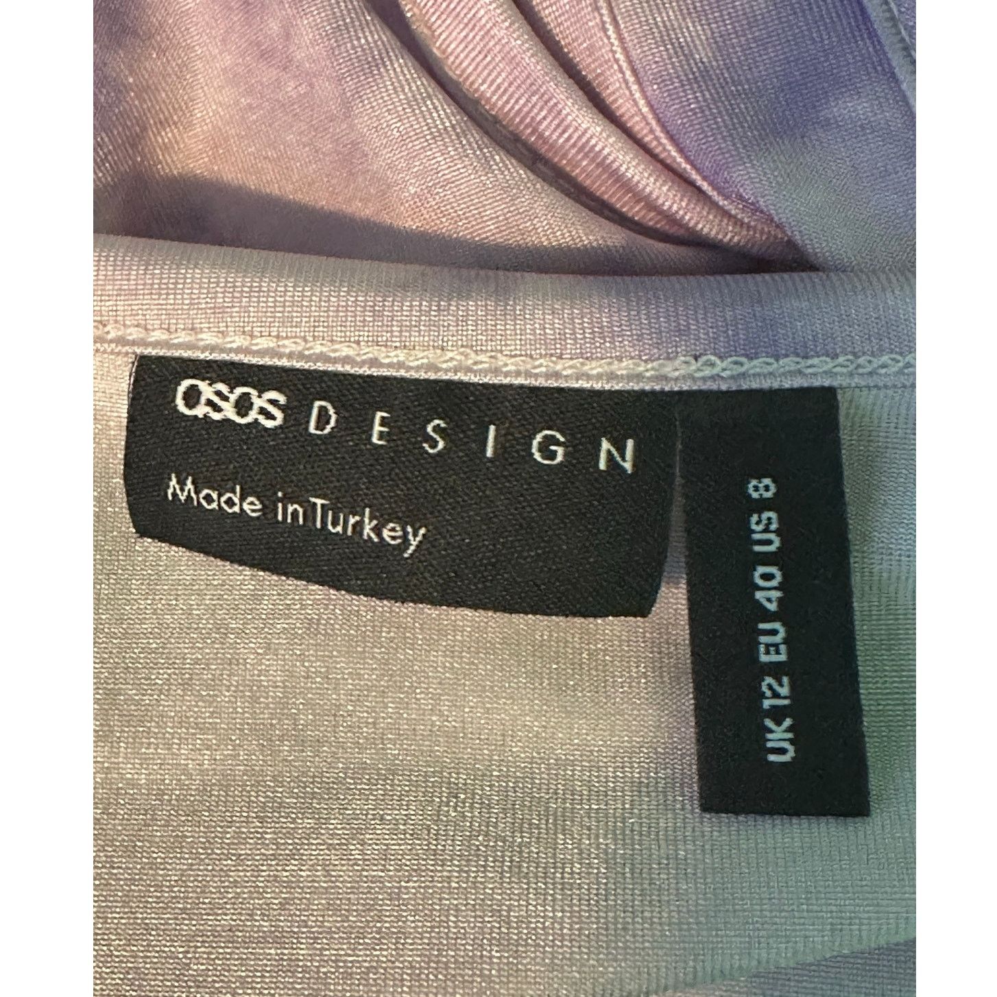Asos Asos purple tie dye halter crop top size 8 Size M / US 6-8 / IT 42-44 - 3 Thumbnail