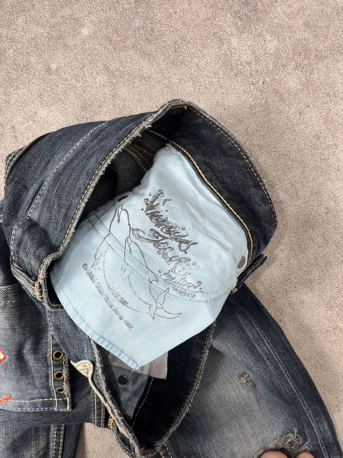 Tornado Mart Something edwin vienus flared distressed jeans Size US 28 / EU 44 - 10 Thumbnail