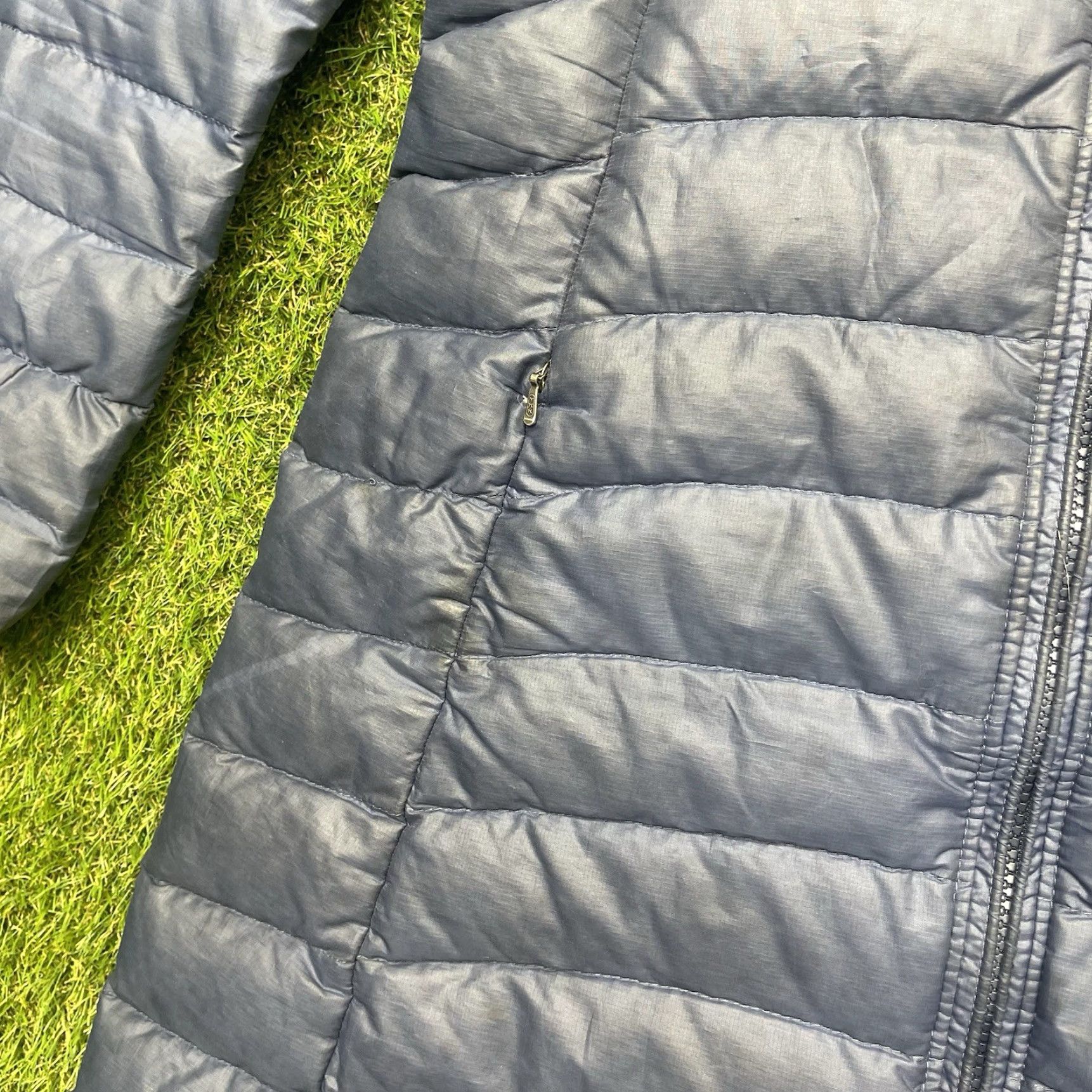 Patagonia Patagonia Fiona Down Jacket Womens XS Parka Blue Lightweight Long Sleeve Outdoor Size XS / US 0-2 / IT 36-38 - 3 Thumbnail