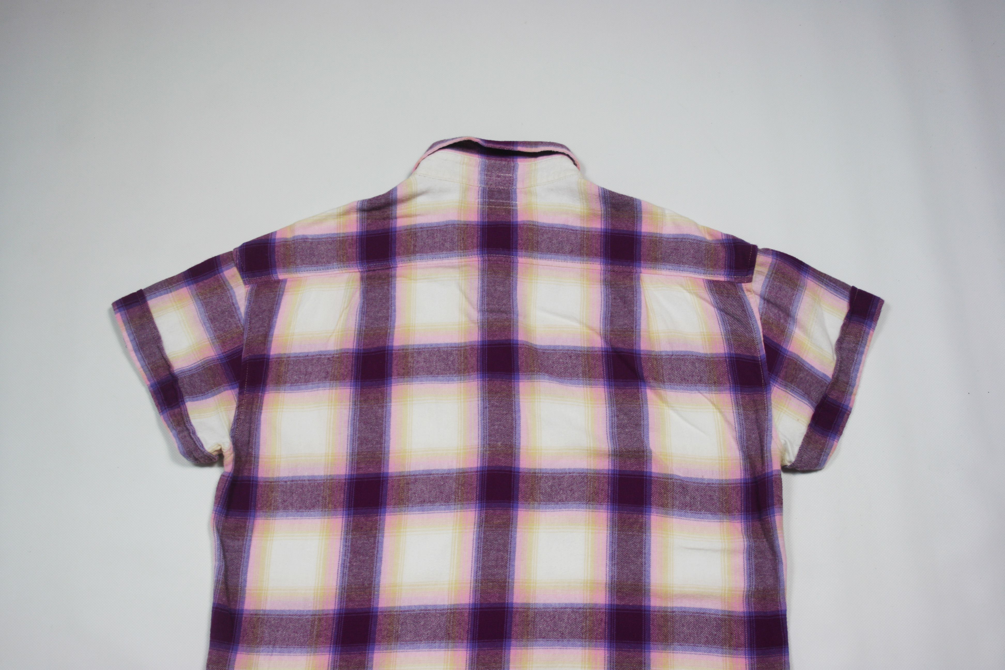 MOTHER Soft Plaid S/S Overshirt Size S / US 4 / IT 40 - 4 Thumbnail
