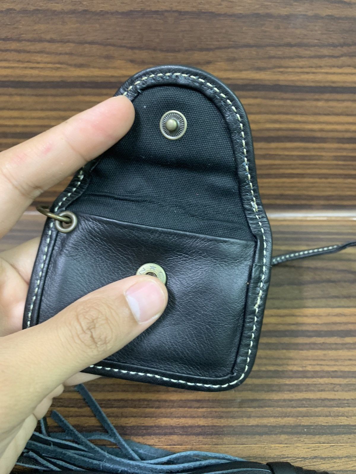 Vintage Ungaro Coin Wallet Leather Strap belted Size ONE SIZE - 7 Thumbnail