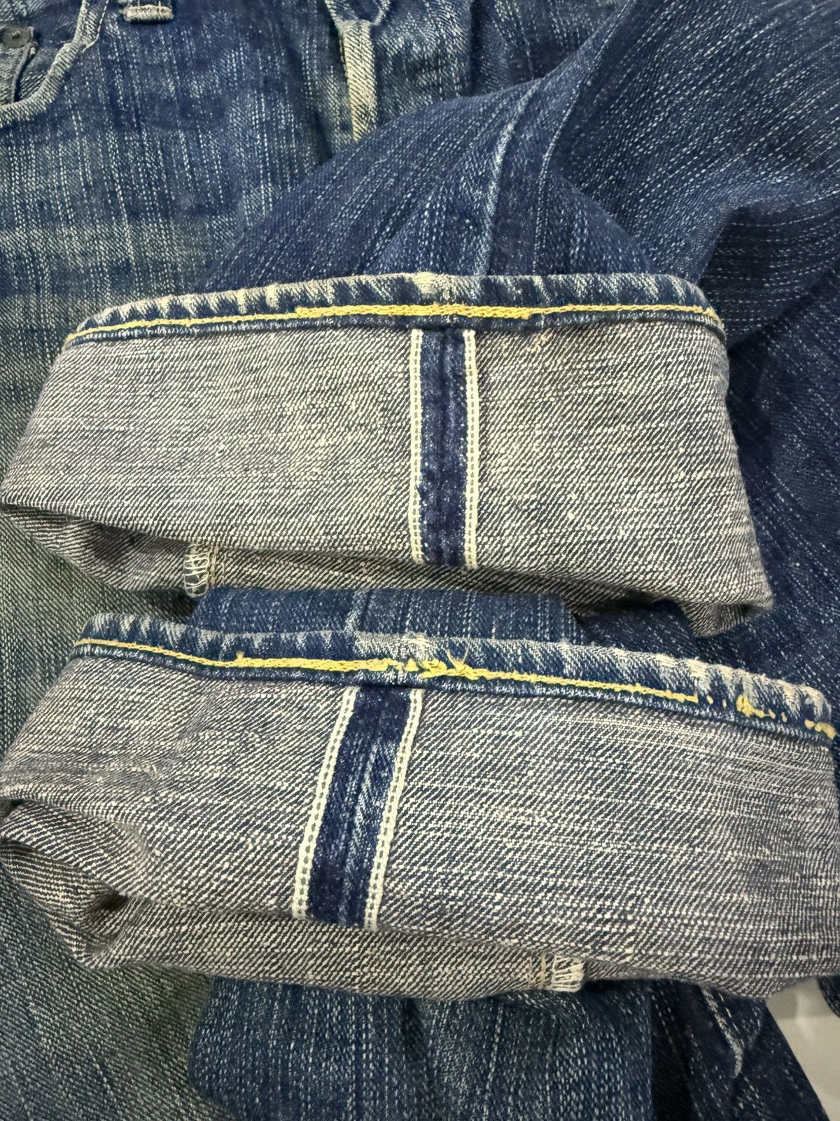 Sugar Cane vintage sugar cane distressed denim jeans Size US 32 / EU 48 - 9 Thumbnail