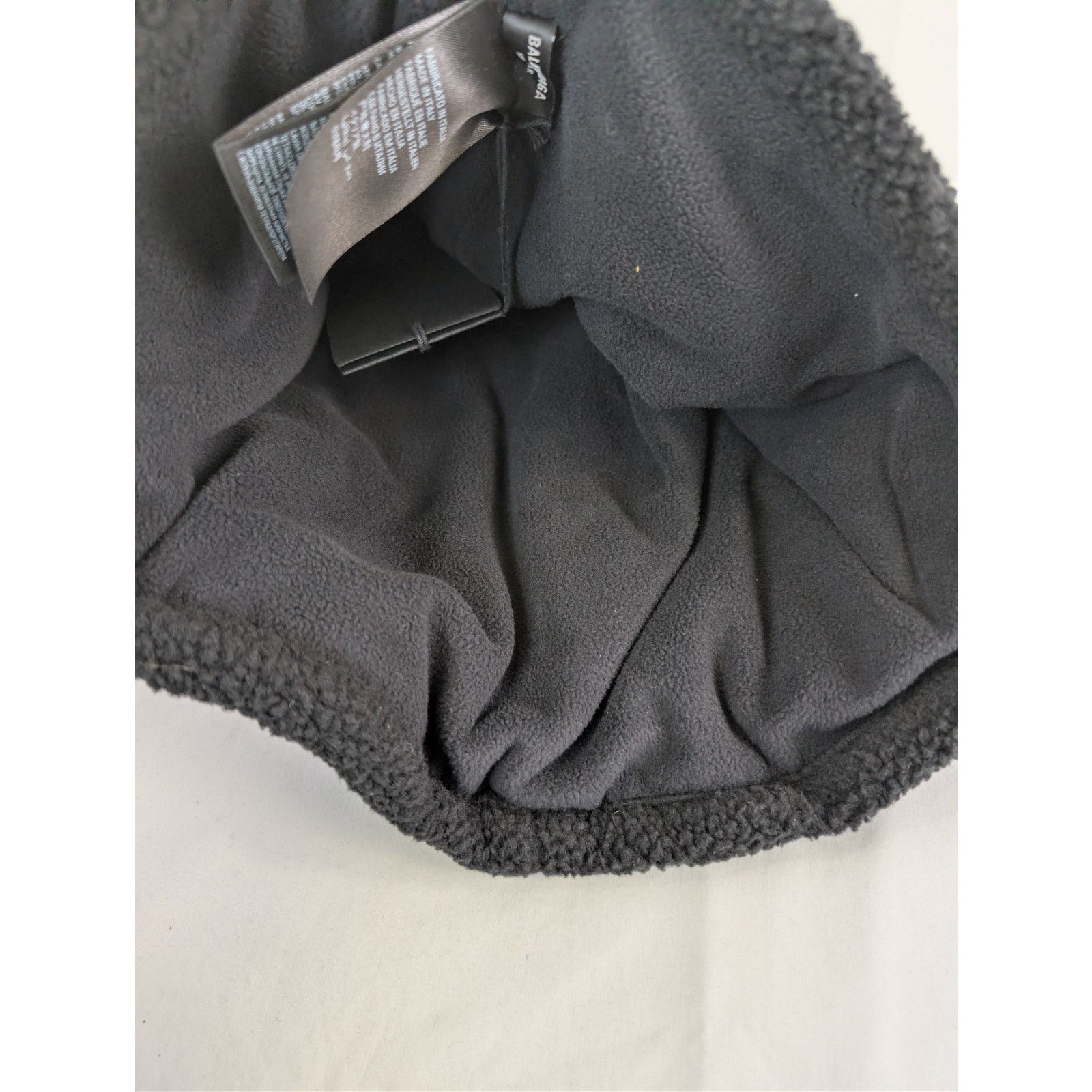 Balenciaga o1rshd1 Size: OS / Brushed Fleece Ski Fake Fur Hood in Black Size ONE SIZE - 13 Thumbnail