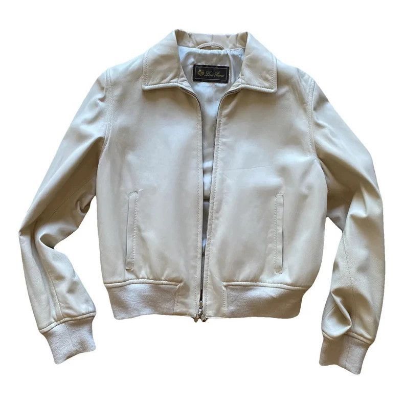 Loro Piana Loro Piana Women's Leather Moto Jacket-2508 Size US M / EU 48-50 / 2 - 1 Thumbnail