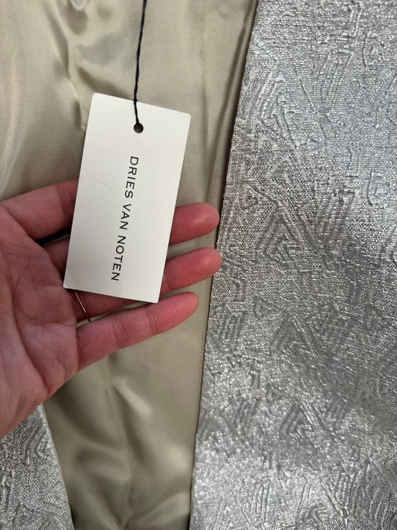 Dries Van Noten dries van noten white jacket Size S / US 4 / IT 40 - 4 Thumbnail