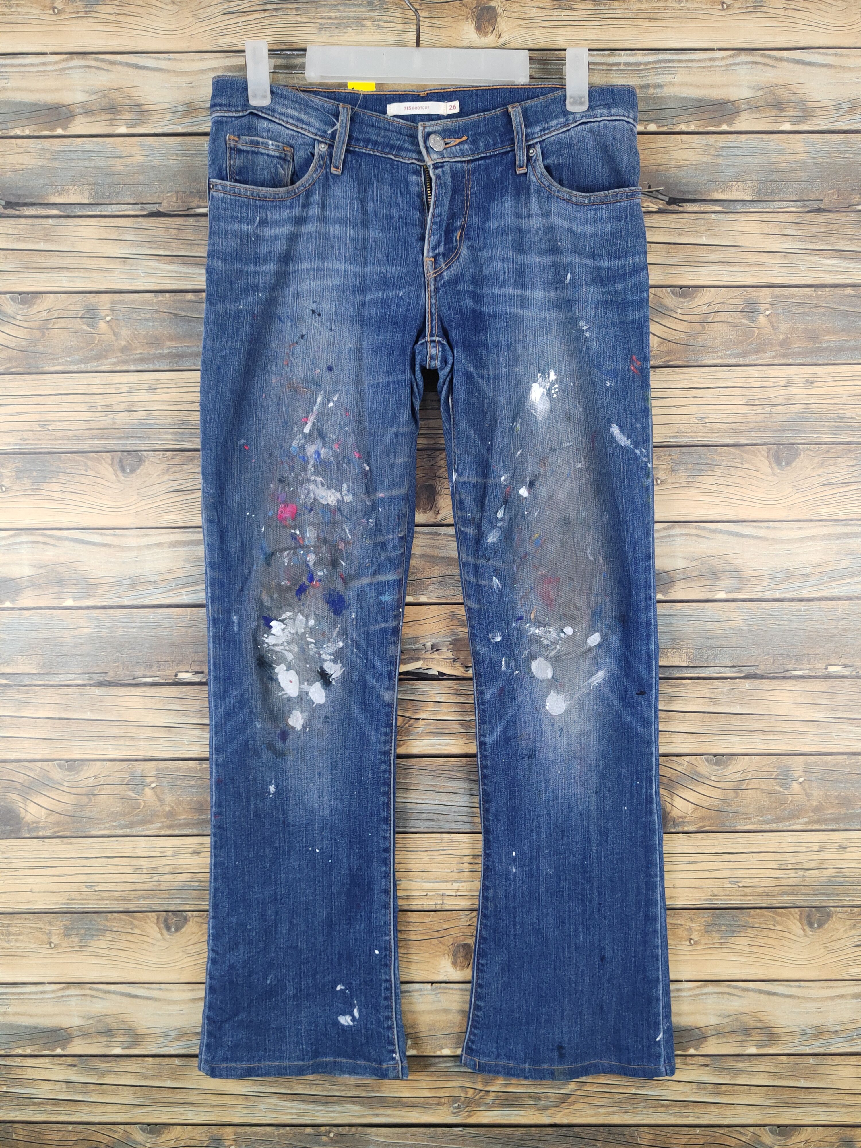 Levi's Levi's painter bootcut Distressed Ripped denim Jeans #W1980 Size 27" / US 4 / IT 40 - 1 Thumbnail