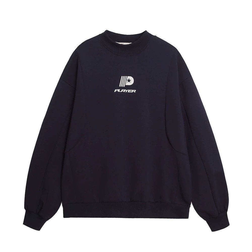 Vintage Men's washed retro letter all-match loose casual sweatshirt Size US M / EU 48-50 / 2 - 1 Thumbnail