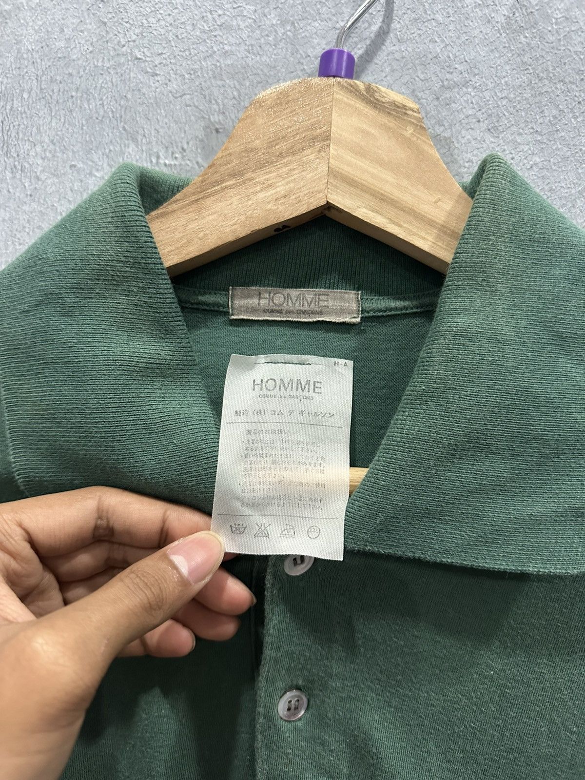 Comme des Garcons Homme Comme des Garcons Homme Polos Shirt Size US S / EU 44-46 / 1 - 4 Thumbnail