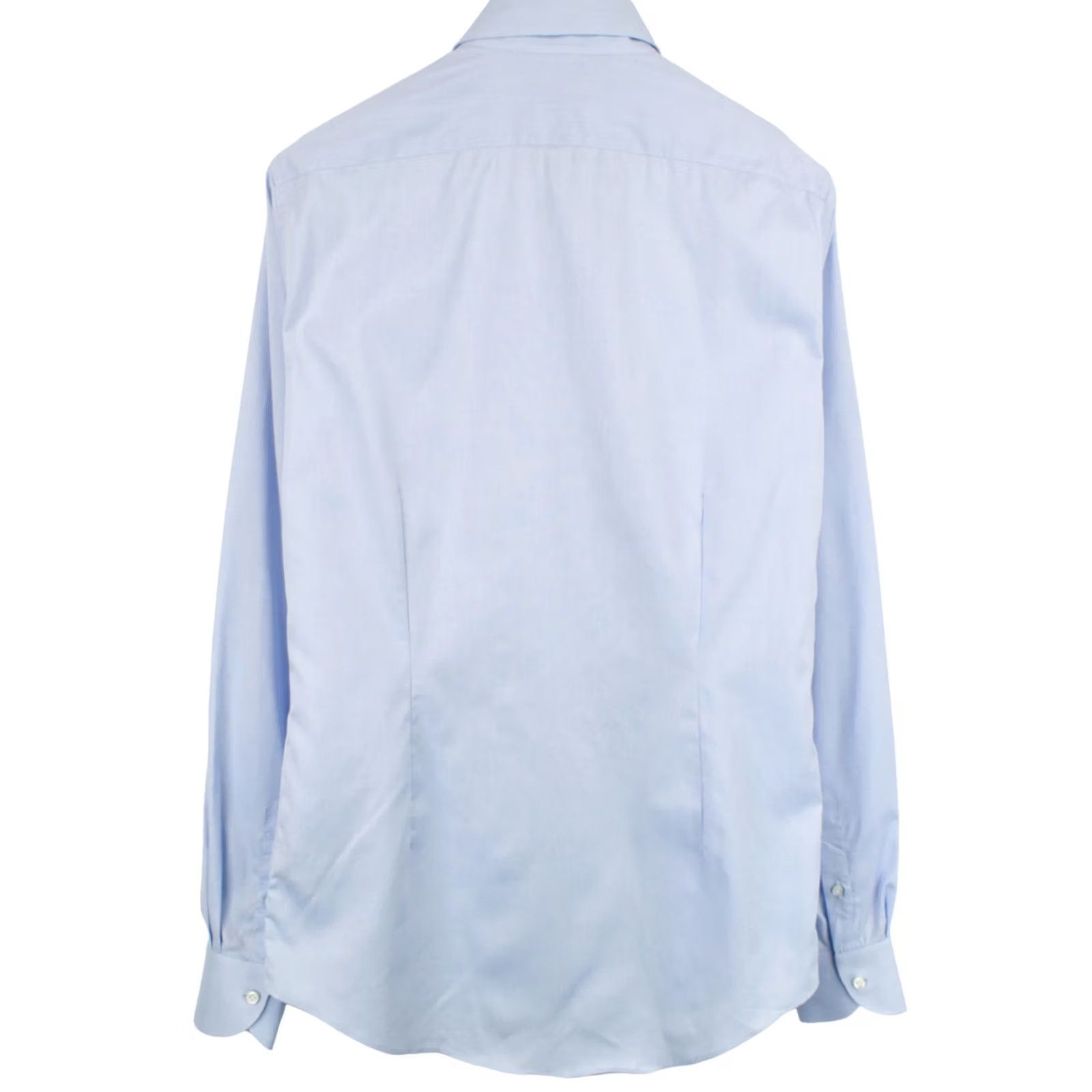 Suitsupply Suitsupply Custom Made Extra Slim Fit Formal Shirt Men 41L / 16L Cutaway Blue Shirt Size 42R - 2 Thumbnail