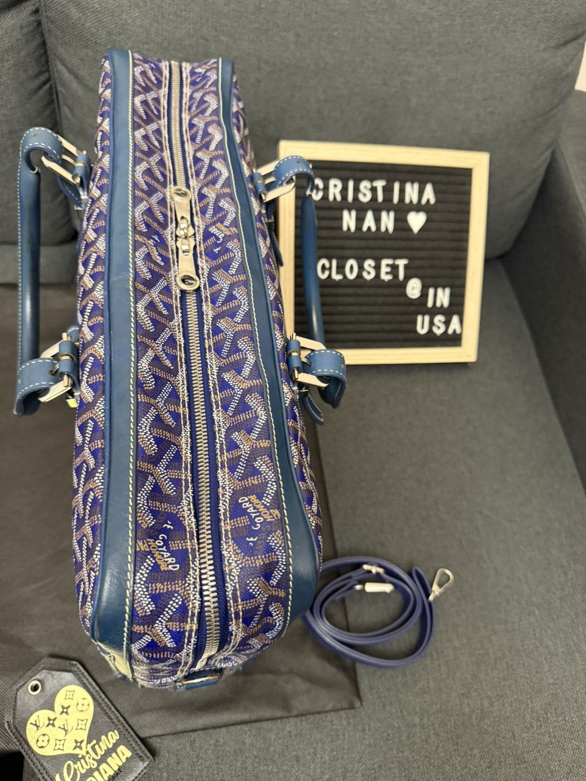 Goyard Goyard Blue Ambassade briefcase Size ONE SIZE - 24 Thumbnail
