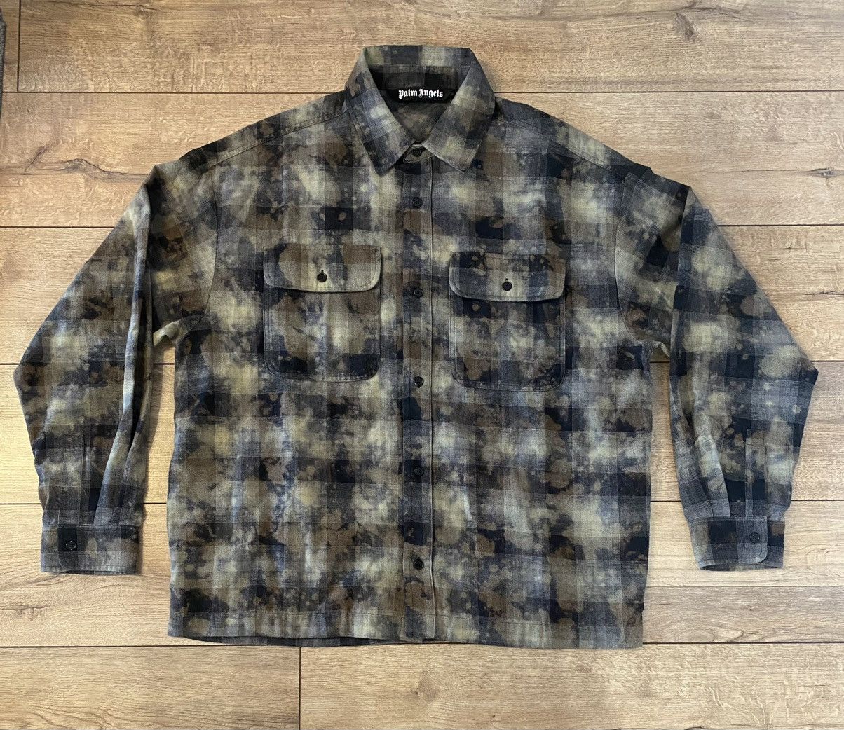 Palm Angels Palm Angels flannel shirt XL BNWT oversize logo Size US XL / EU 56 / 4 - 2 Thumbnail