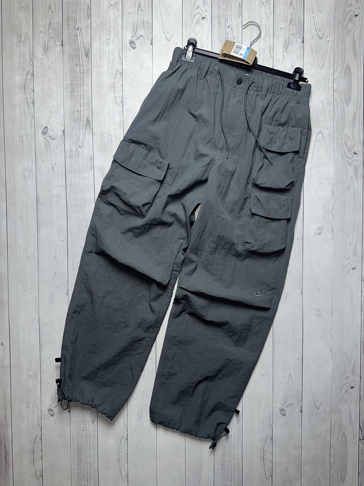 Nike × Vintage Vintage Nike Tech pack tracksuit pants Y2K multi pocket Dril Size US M / EU 48-50 / 2 - 10 Thumbnail