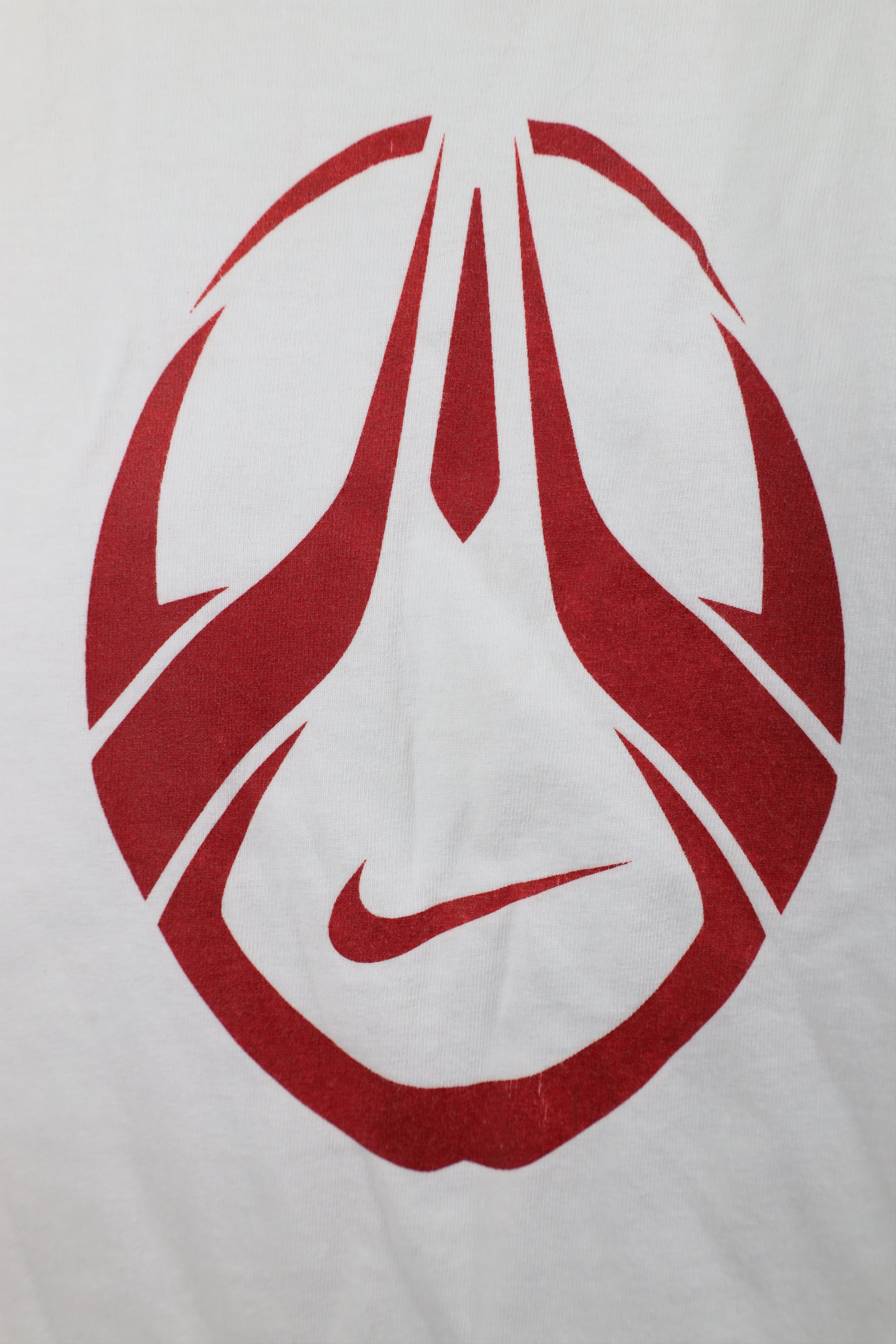 Nike × Vintage Vintage Y2K Nike Football Center Swoosh Short Sleeve T-Shirt Size US XL / EU 56 / 4 - 5 Thumbnail