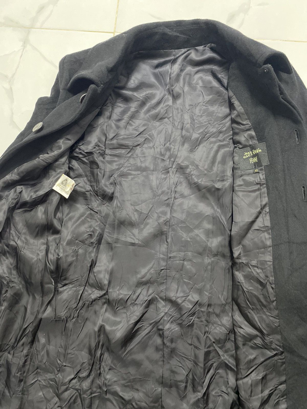 Jean Paul Gaultier Jean Paul Gaultier Wool Trench Jacket Size M / US 6-8 / IT 42-44 - 4 Thumbnail