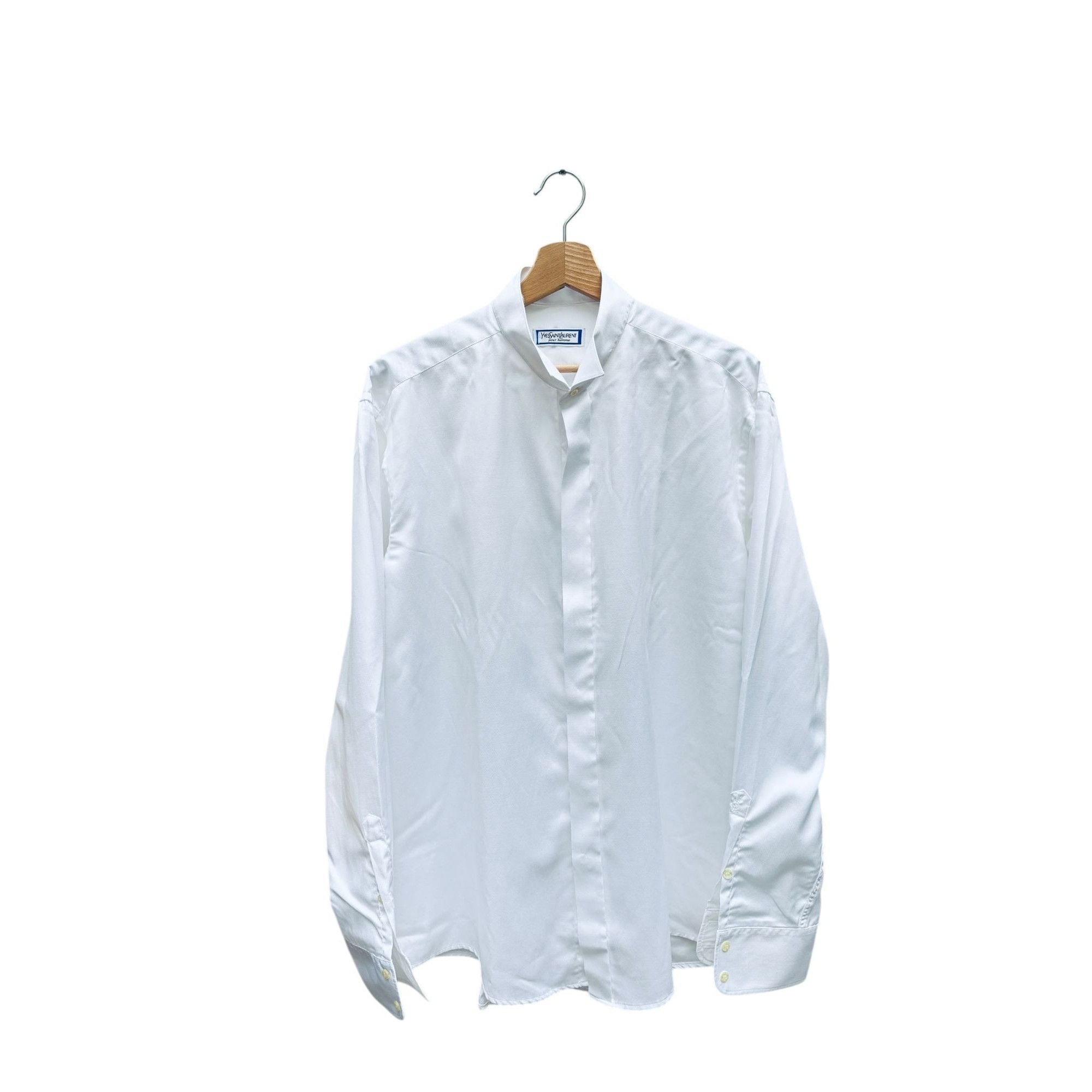 Yves Saint Laurent White Buttoned Shirt Size US XL / EU 56 / 4 - 1 Thumbnail