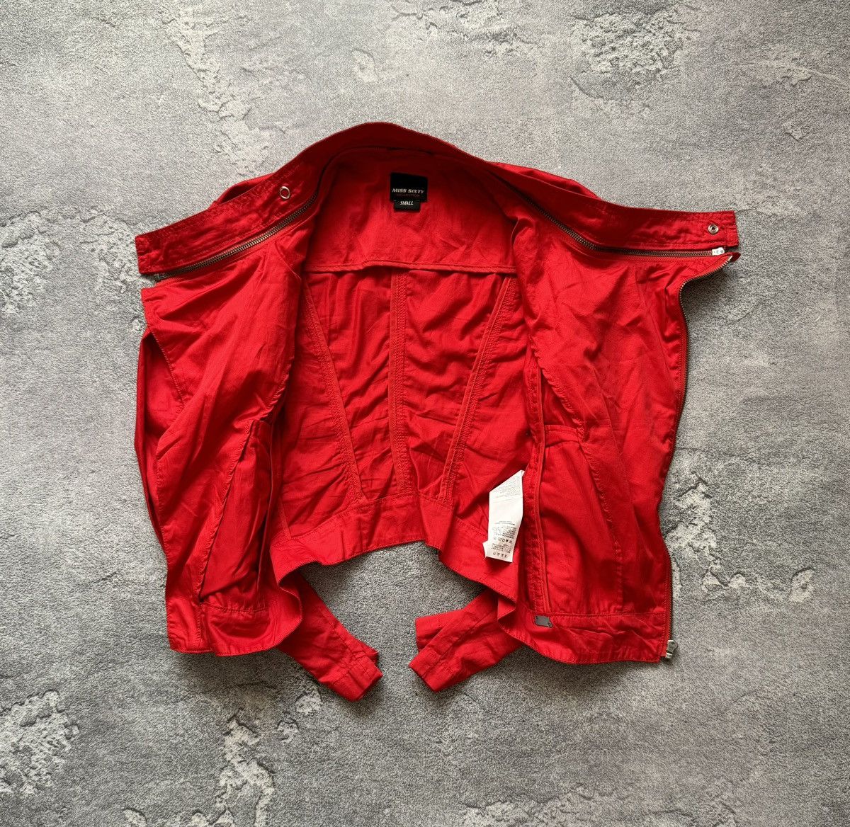 Japanese Brand × Miss Sixty Miss sixty S road motorcycle zip red jacket Avantgarde Size S / US 4 / IT 40 - 13 Thumbnail