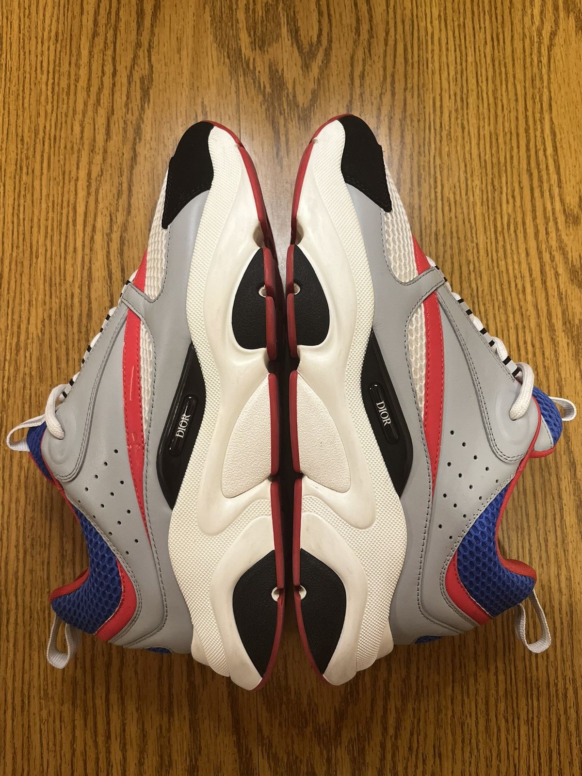 Dior Dior B22 Sneaker Red/Blue Size US 10 / EU 43 - 3 Thumbnail