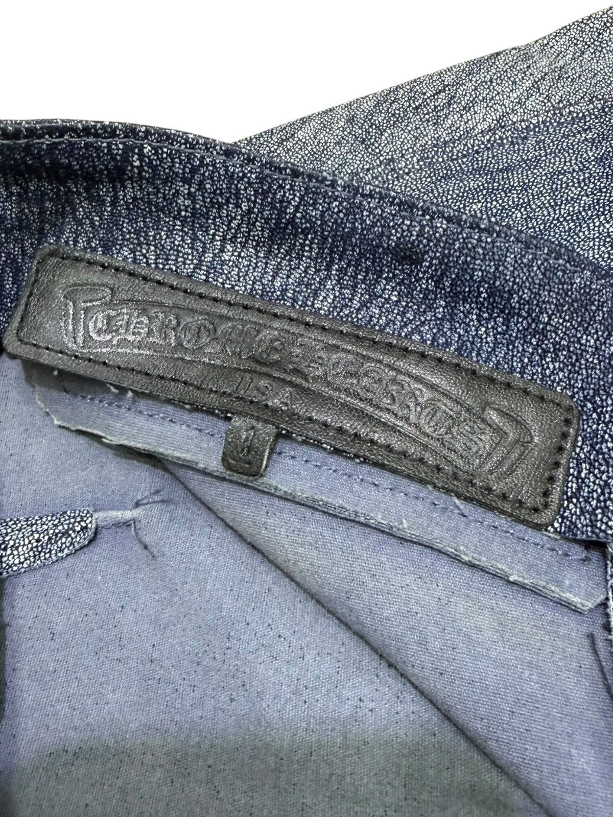 Chrome Hearts Chrome Hearts Blue Leather Pants Size 25" / US 0 / IT 36 - 8 Thumbnail