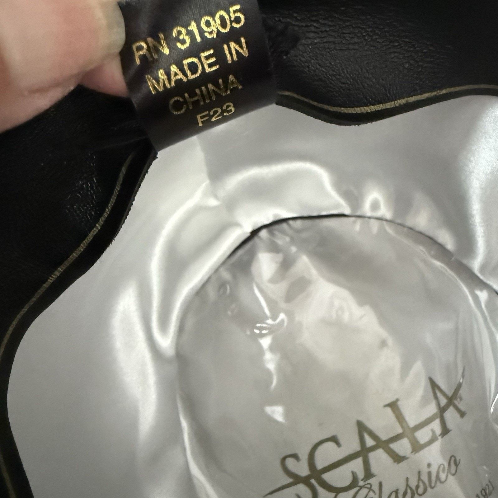 Other Vintage Authentic Scala Classico Hat Felt Fedora Handmade Size ONE SIZE - 7 Thumbnail