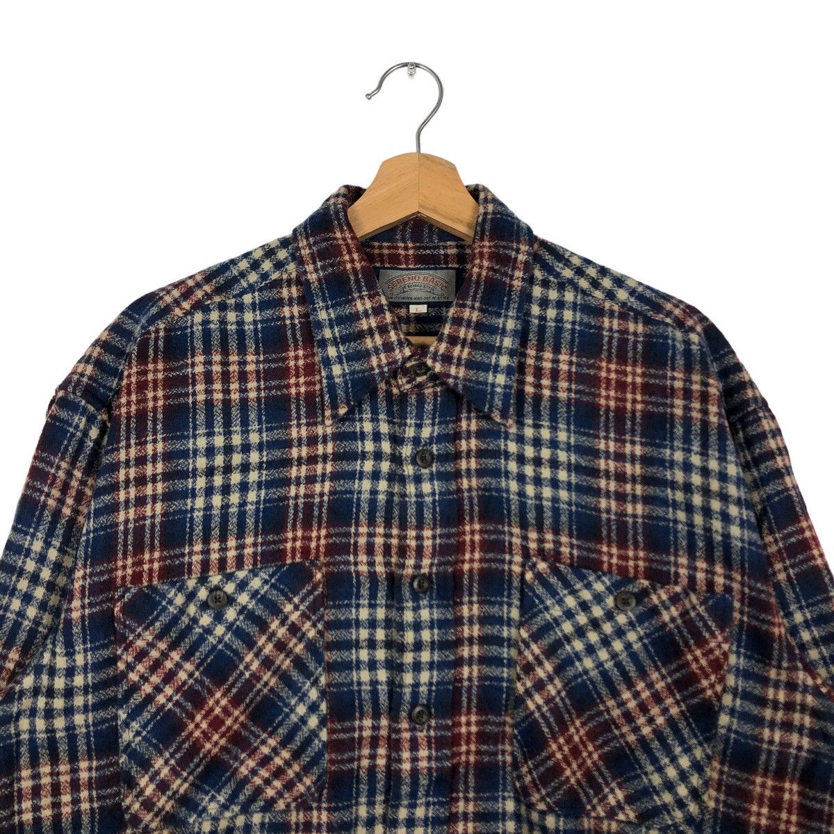 Flannel 🔥90s Sereno Basic Issey Miyake Flannel Jacket Tartan Design Size US L / EU 52-54 / 3 - 3 Thumbnail