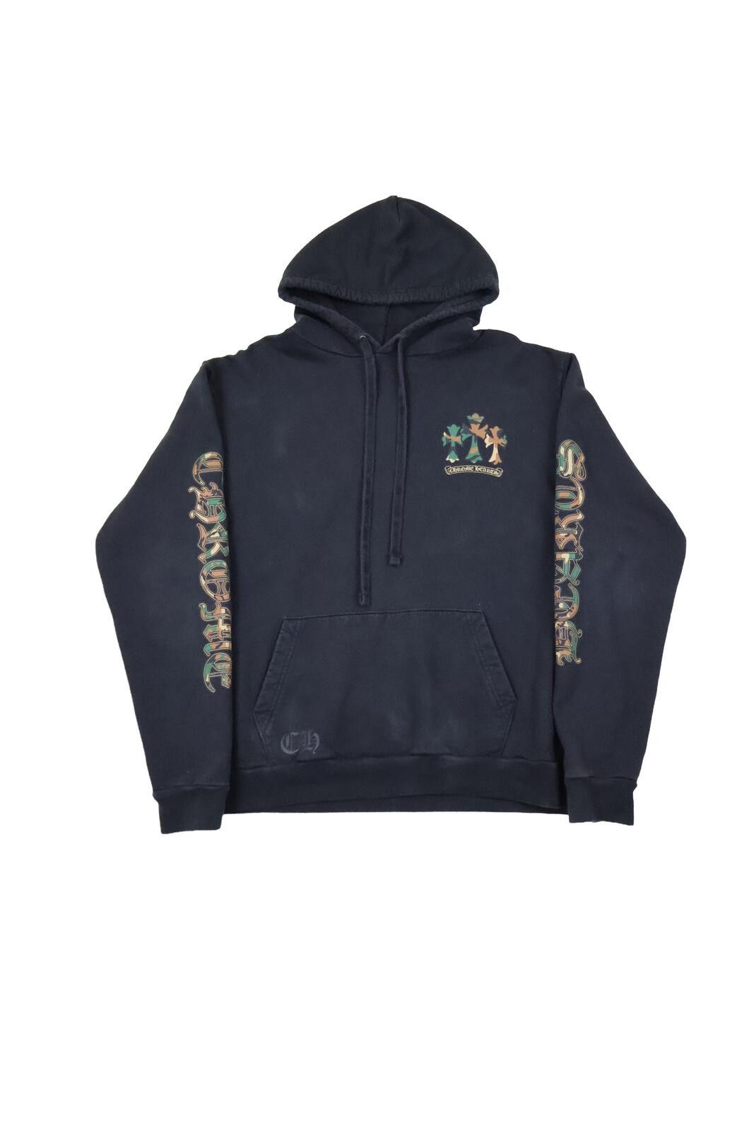 Chrome Hearts Camo Cemetery Triple Cross Hoodie Size US L / EU 52-54 / 3 - 1 Thumbnail