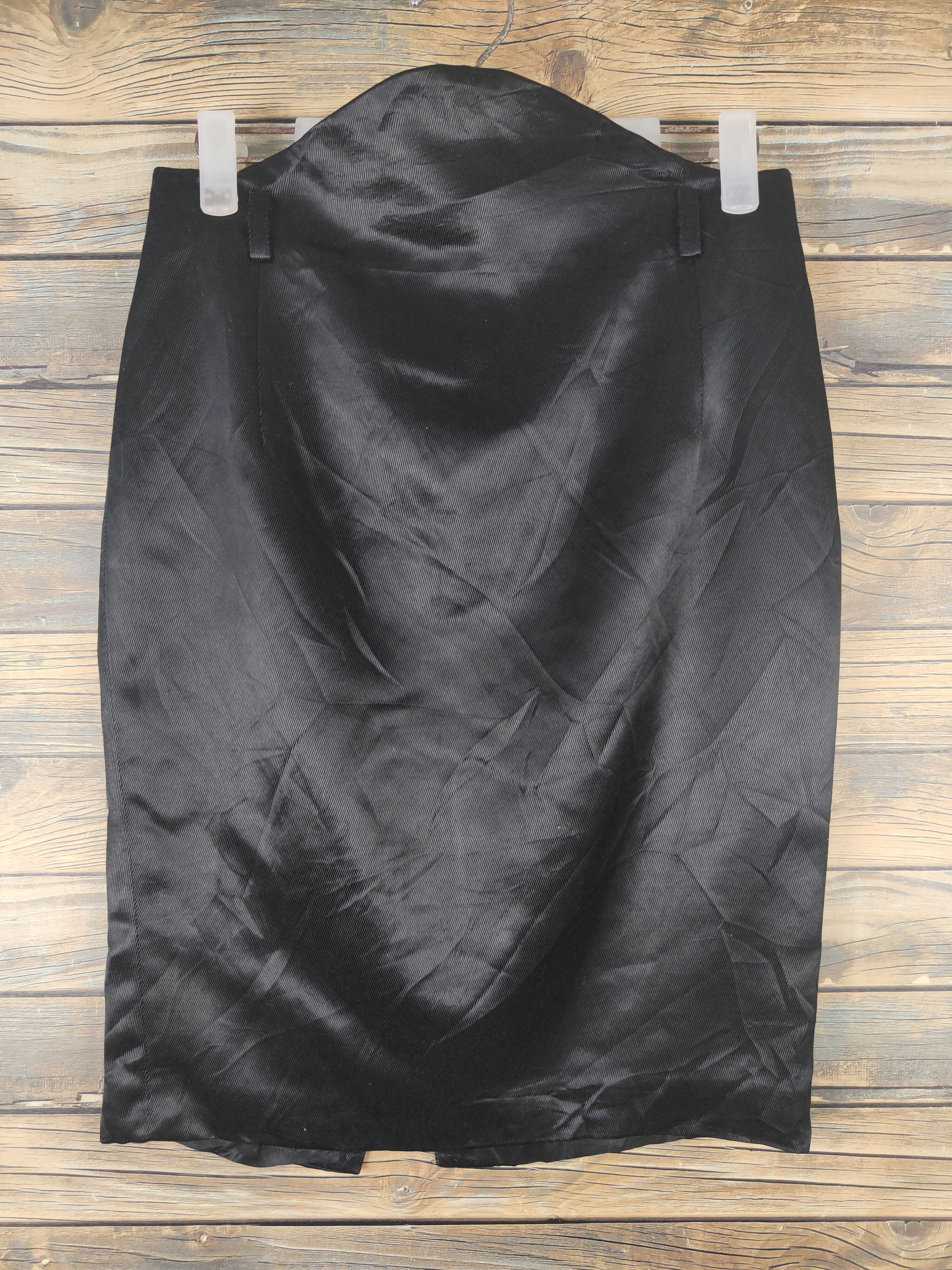 Japanese Brand × Vintage Luxury Design Amamy Black Mini Skirts Size 28" / US 6 / IT 42 - 1 Thumbnail