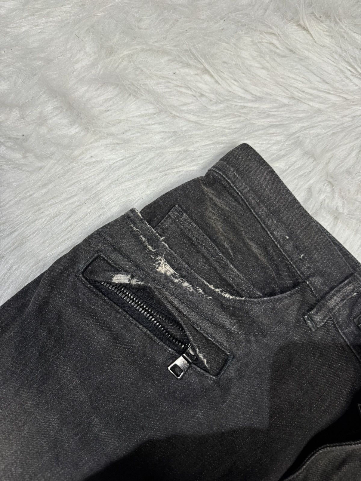 Balmain Balmain paris black Biker jeans Size US 33 - 6 Thumbnail