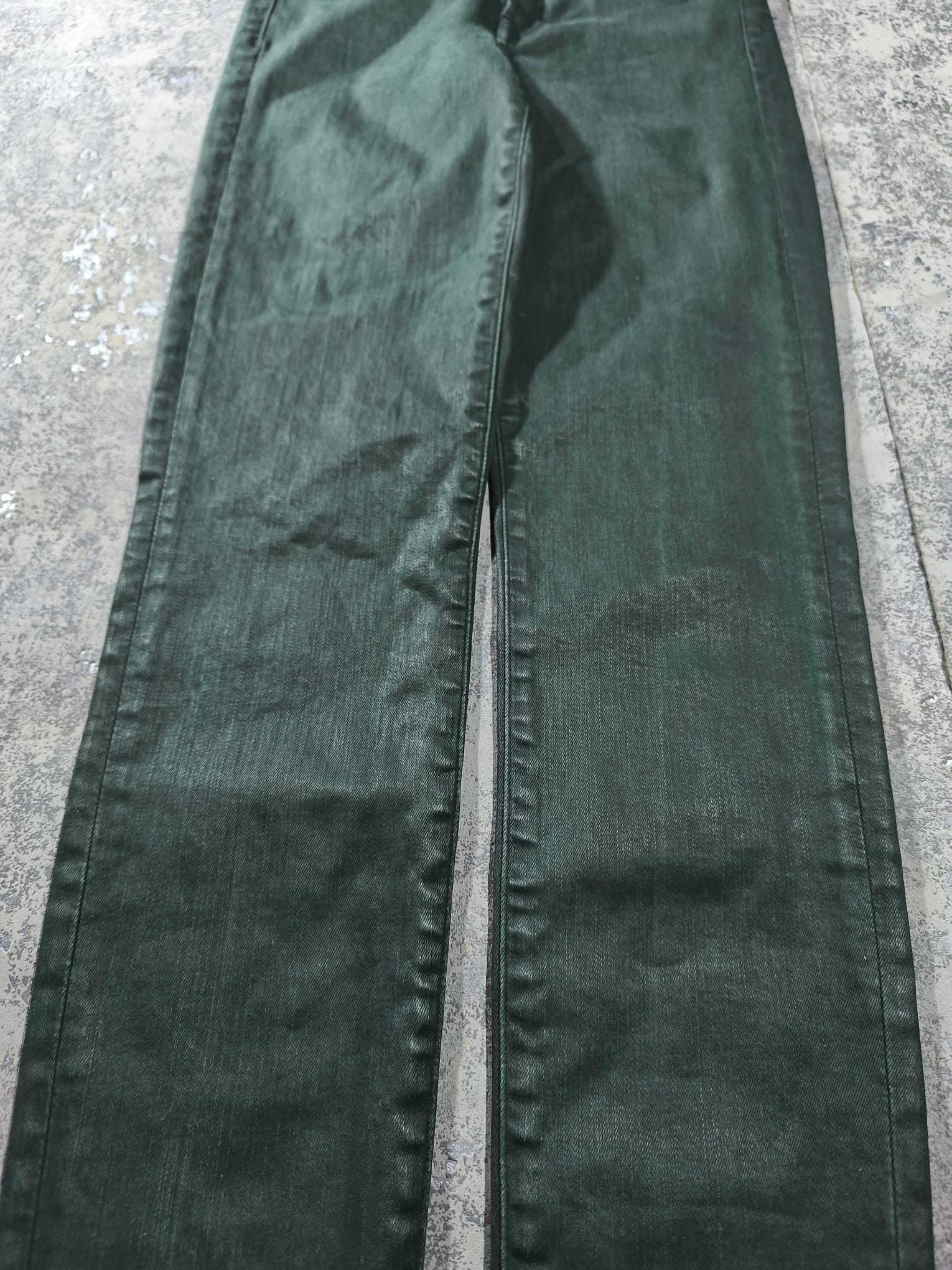7 For All Mankind hedi slimane type skinny slim coated waxed jeans Size 27" / US 4 / IT 40 - 7 Thumbnail
