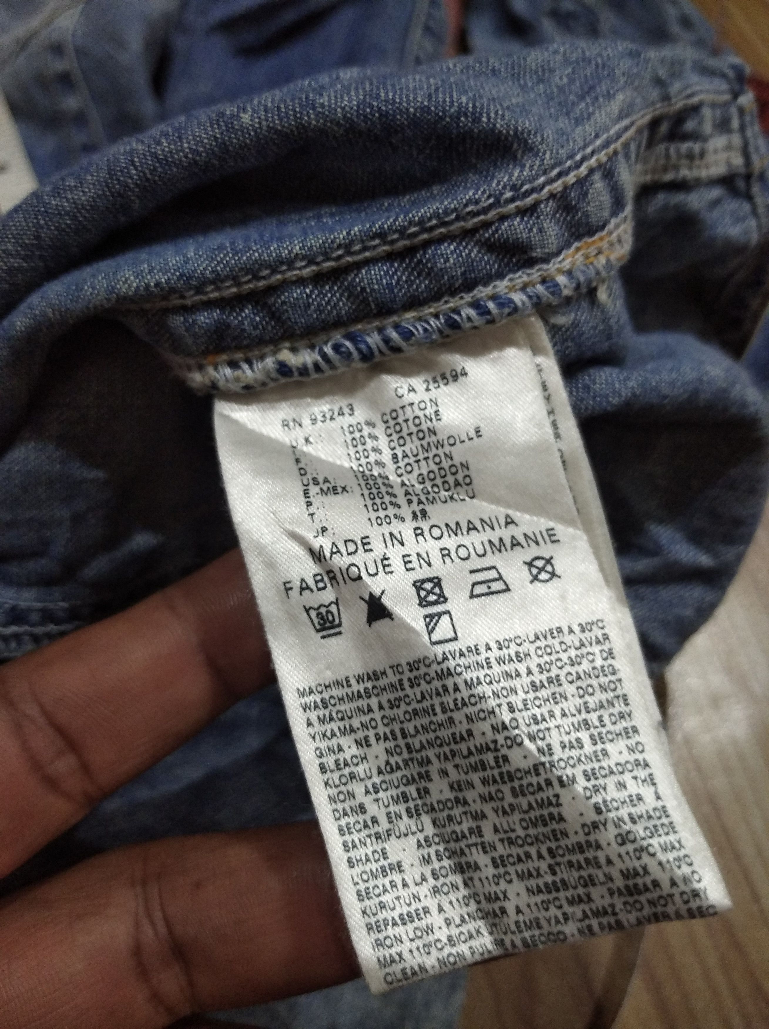 Diesel × Vintage Diesel denim shirt distressed Size US S / EU 44-46 / 1 - 11 Thumbnail