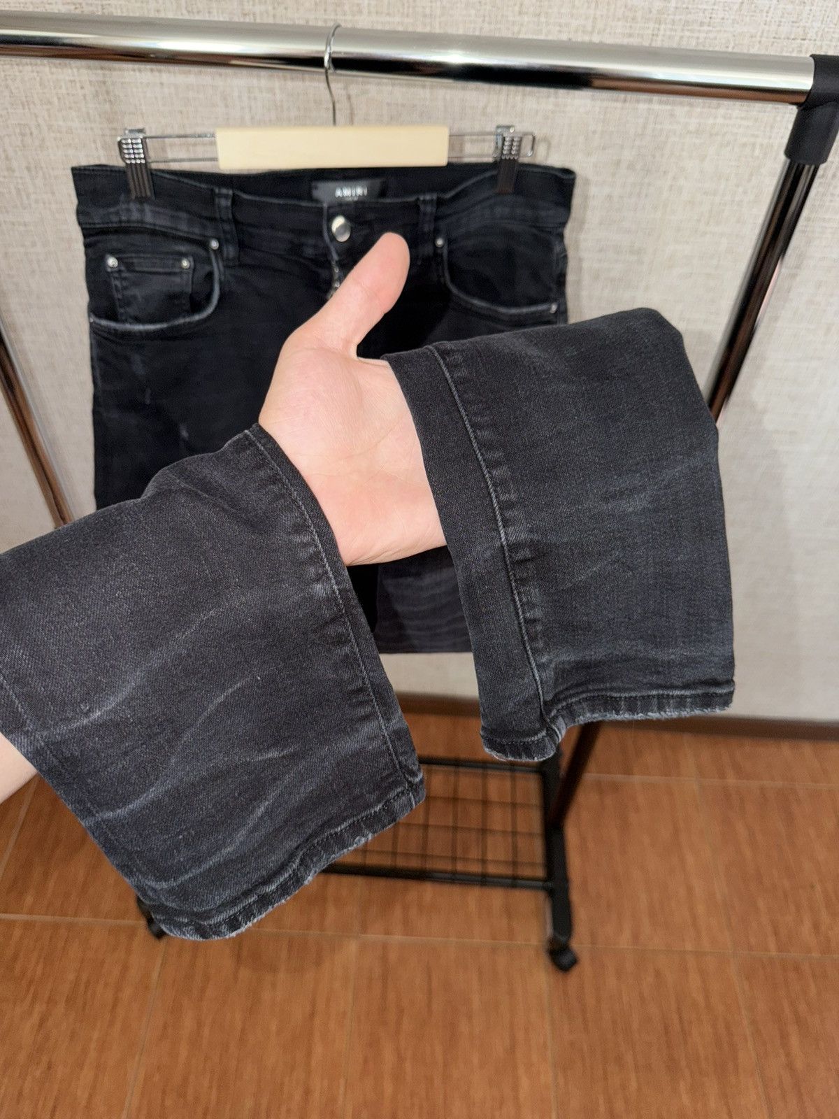 Amiri AMIRI MX1 BLACK JEANS Size US 34 / EU 50 - 6 Thumbnail