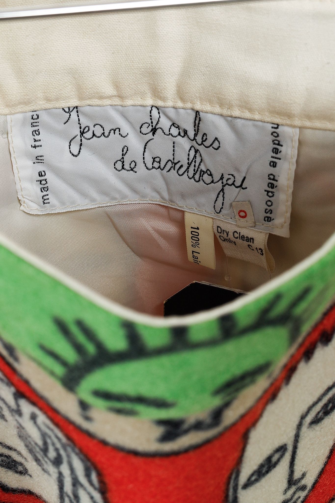 Jean Charles De Castelbajac Jean Charles de Castelbajac Illustrations Wool Skirt Size 26" / US 2 / IT 38 - 4 Thumbnail