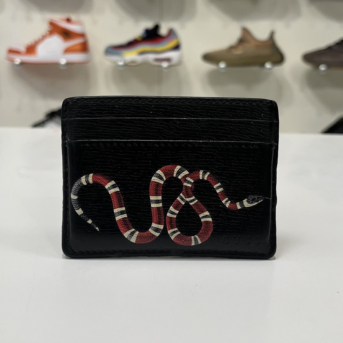 Gucci Gucci Card Holder Kingsnake Black Size ONE SIZE - 1 Thumbnail