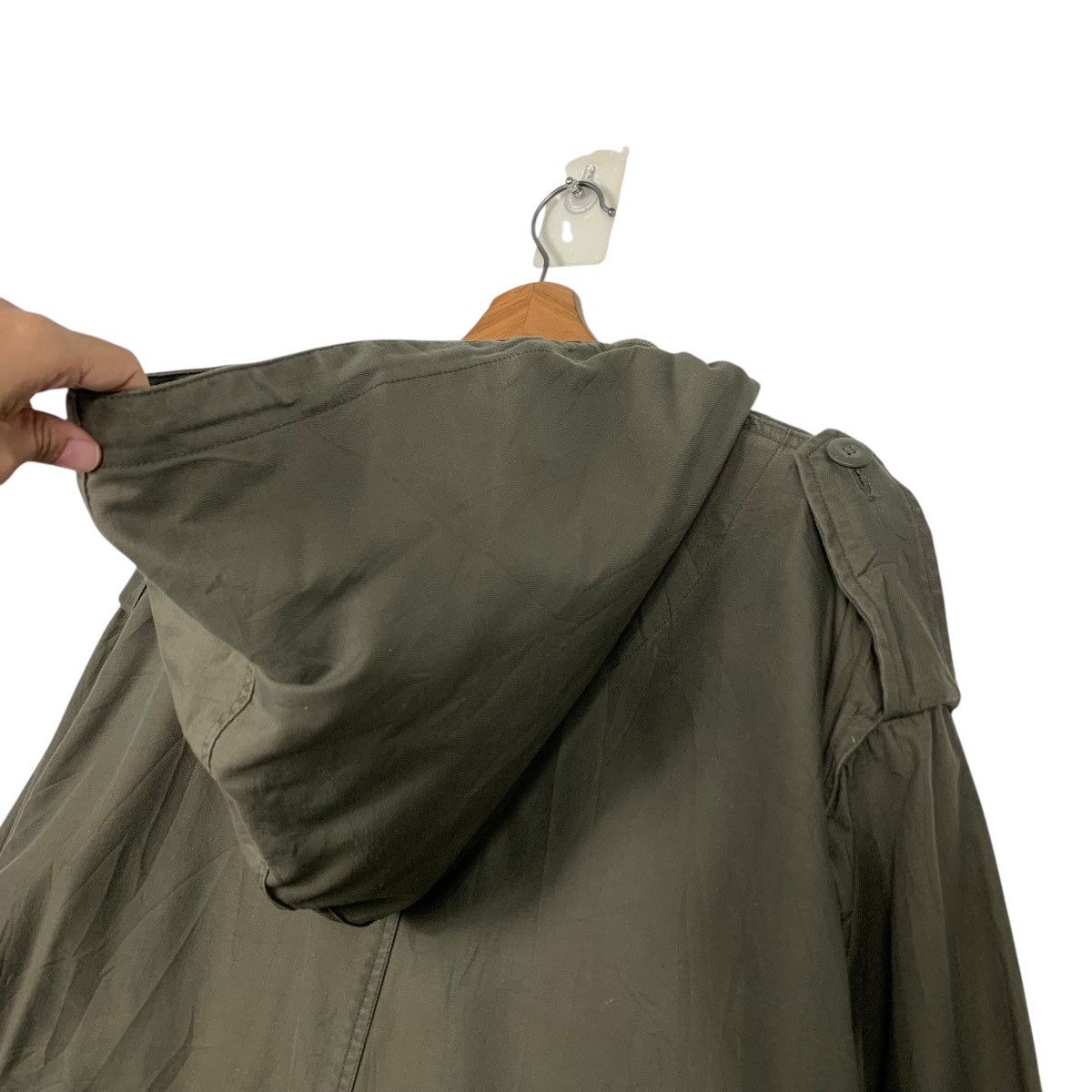 Japanese Brand DOG HOUSE Olive Green Parka Jacket #2368-C106 Size US L / EU 52-54 / 3 - 10 Thumbnail