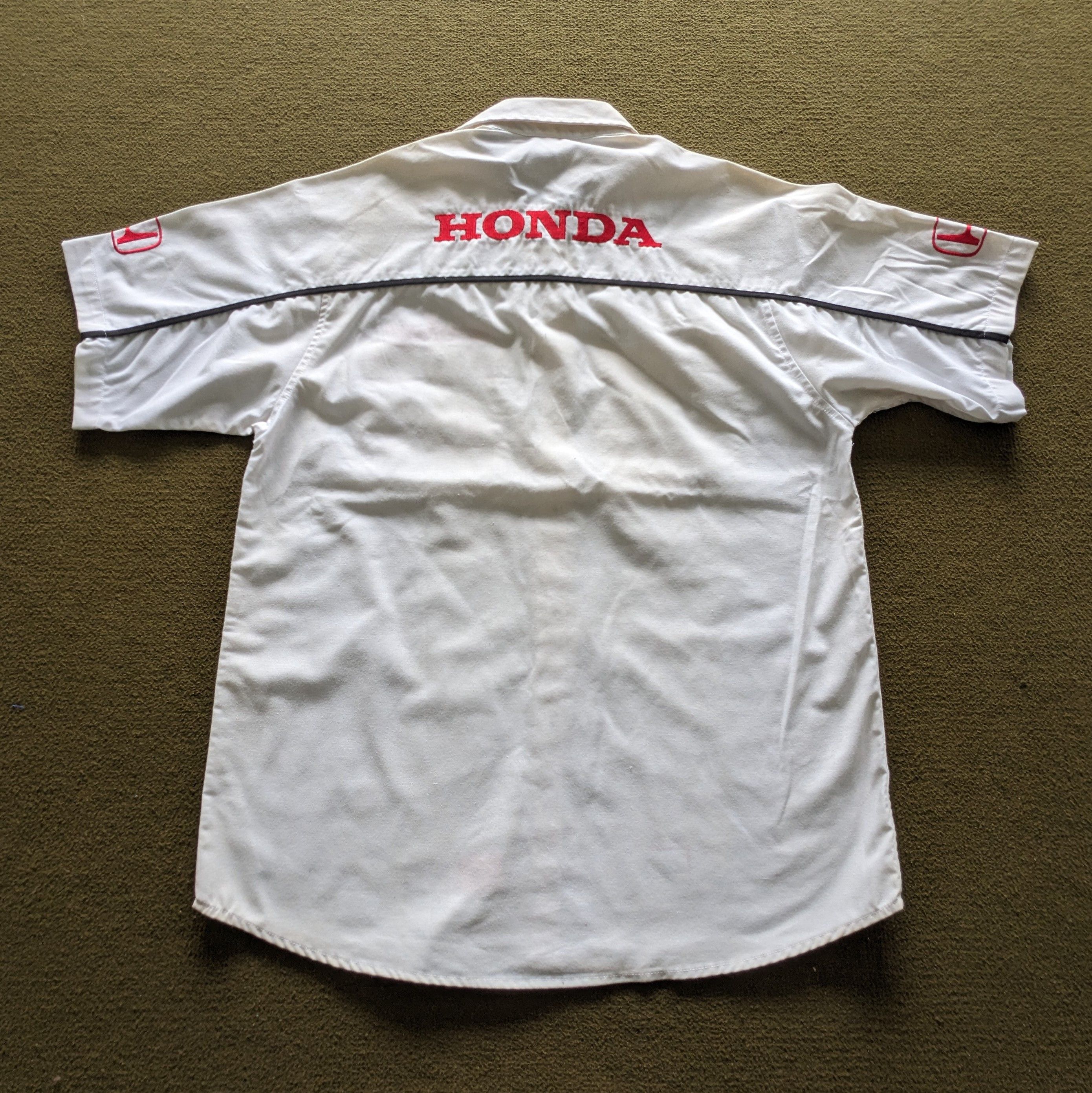 Vintage Vintage HONDA Motorsports Racing Shirts Size US M / EU 48-50 / 2 - 1 Thumbnail